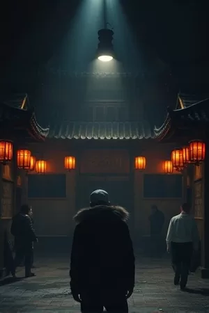 三月的信家庭剧封面，旧木桌上的挂号信与老花镜